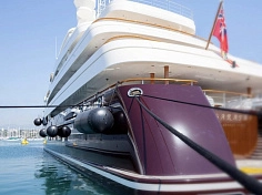 Фотография Надувной (пневматический) швартовый цилиндрический безкамерный кранец из ПВХ для швартовки лодки, катера, яхты из ткань ПВХ ТаймТриал