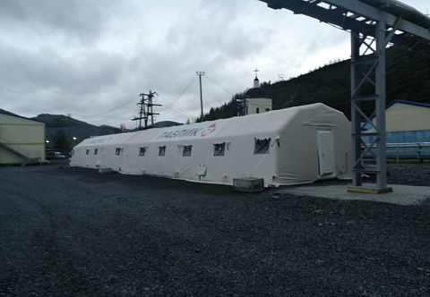 &quot;ПКП ТТ-180&quot; - надувная пневмокаркасная палатка 6 м на 30 м