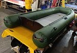Фотография "КАРПФИШЕР 320 " - надувная рыболовная лодка ПВХ с надувным дном из AirDeck (воздушная палуба) НДВД для карпового карпфишинга (ловля карпа) из ткань ПВХ ТаймТриал