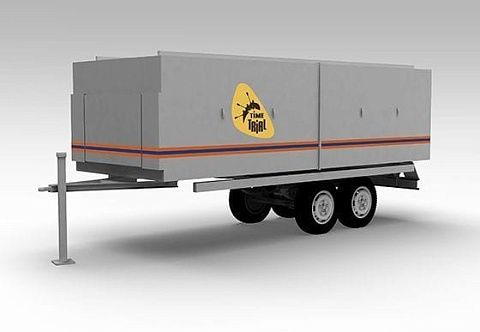 "КОВЧЕГ" - надувная пневмокаркасная палатка на автомобильный прицеп для МЧС "КОВЧЕГ" - надувная пневмокаркасная палатка на автомобильный прицеп для МЧС