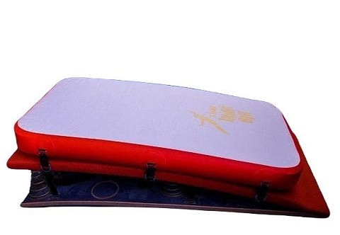 Надувное безопасное покрытие для гимнастического мостика (мат-накладка)