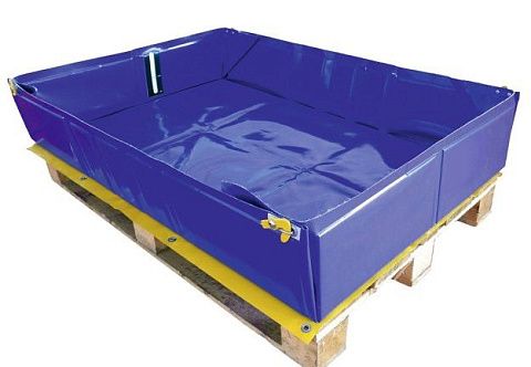 Защитный складной поддон ПВХ бескаркасный складной