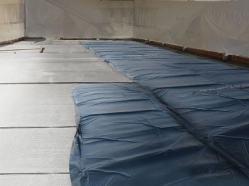 Утепленные термоматы для прогрева бетона. Термомуфты для грунта