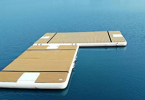 Надувная платформа (пирс, пристань) AirDeck для активного отдыха на воде