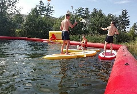 &quot;SUP POLO&quot;, &quot;SUP BALL&quot; - надувной аттракцион с SUP досками