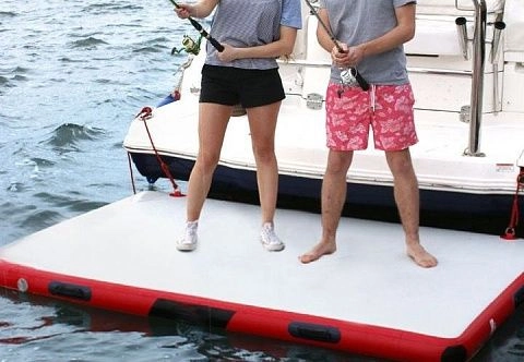 Надувная платформа для ремонта, обслуживания судна, яхты, катера