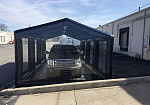 Надувной гараж для легкового автомобиля «Автокапсула» из ТПУ ТаймТриал
