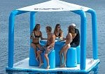 Фотография Надувная плавающая беседка-платформа "Aqua" из ткань ПВХ (PVC) ТаймТриал