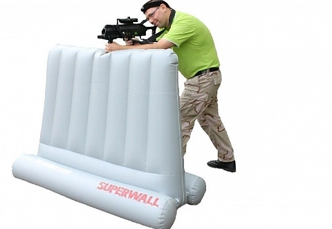 Надувная фигура для соревнований «SuperWall» в пейнтбол, лазертаг