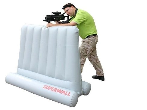 Надувная фигура для соревнований «SuperWall» в пейнтбол, лазертаг