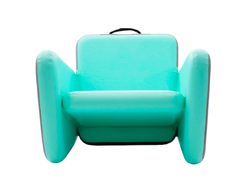 Мобильное бескаркасное надувное кресло из ПВХ