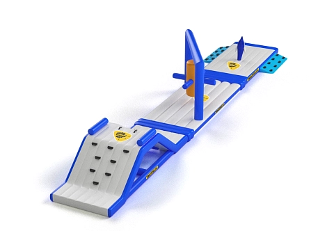 Надувной водный аттракцион «Полоса препятствий Уровень №1»