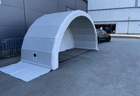 Надувная модульная палатка из AIRDECK