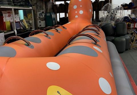 &quot;ОЛЕНЬ-ДАБЛ&quot; - надувные зимние, водные сани дубль-банан для катания за снегоходом, квадроциклом, катером