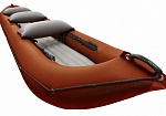 Фотография "ВАТЕРФЛАЙ-3 УСИЛЕННАЯ" - надувная трехместная байдарка с надувным дном с самоотливом для сплава по бурной воде, экспедиций, морю, рафтинга из ПВХ ТаймТриал