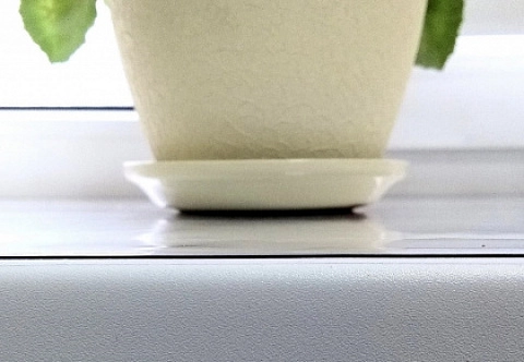 Мягкое (гибкое) стекло на подоконник (прозрачная скатерть)