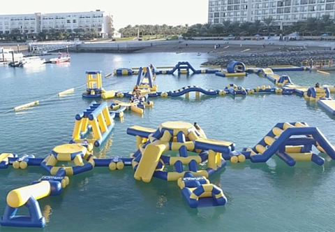 Надувной развлекательный аквапарк «АКВАДРАЙВ»