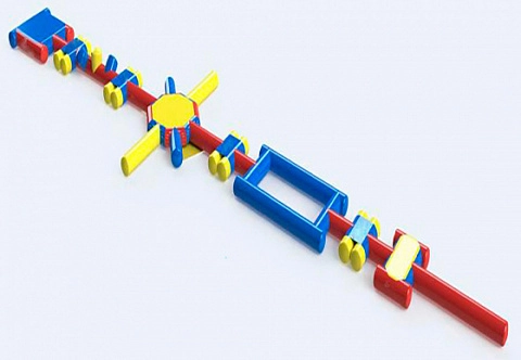 Надувная водная полоса препятствий «Вызов»