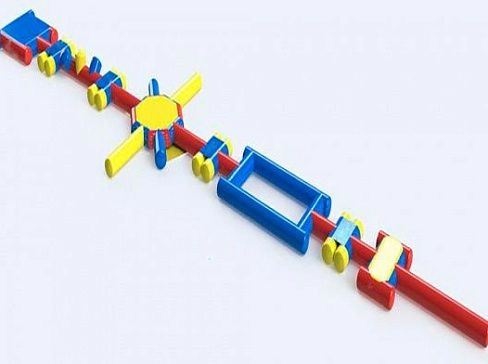 Надувная водная полоса препятствий «Вызов»