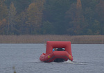 "ВОЛНОТРОН" - спасательная моторная лодка ПВХ (моторафт) с надувным дном НДНД из ПВХ ТаймТриал