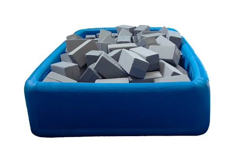 Надувная гимнастическая яма с надувным дном для зоны приземления в акробатике, гимнастике