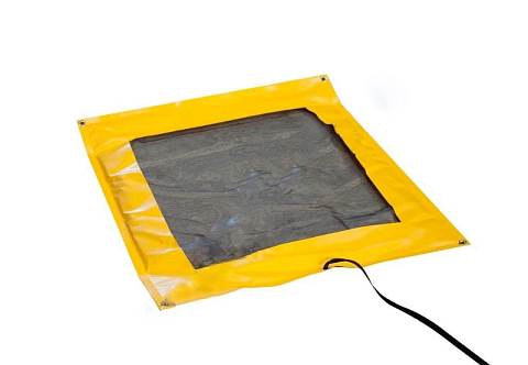 Складной многоразовый поддон из ПВХ для локализации протечек с заменяемыми сорбирующими салфетками