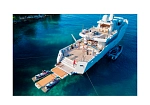 Фотография Надувной плот-платформа для отдыха рядом с катером, яхтой, лодкой из AIRDECK (DWF, DROP STITCH) ТаймТриал