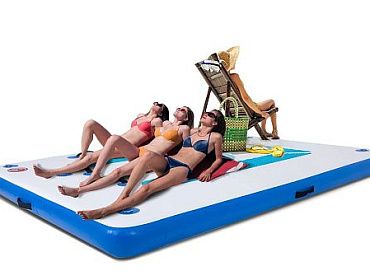Надувная платформа для отдыха на воде