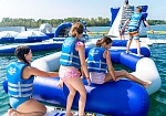 Фотография "ВОСЬМЕРКА" - надувной водный аттракцион для воды, детей, бизнеса, для озера, в аквапарк, море из ткань ПВХ ТаймТриал