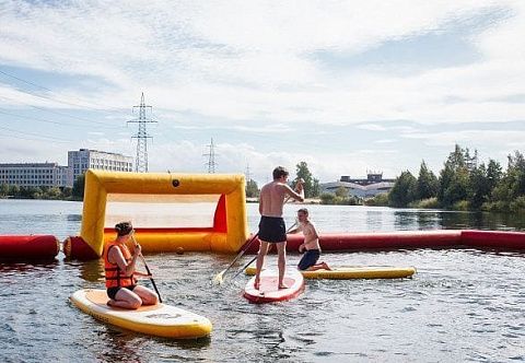&quot;SUP POLO&quot;, &quot;SUP BALL&quot; - надувной аттракцион с SUP досками