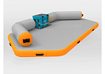 Фотография Надувная платформа для отдыха и купания "РОМБИК" из AIRDECK (DWF) ТаймТриал