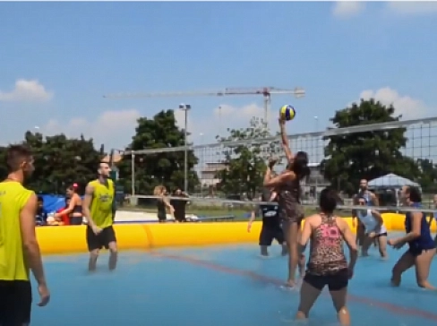 Надувной бассейн для Пляжного волейбола