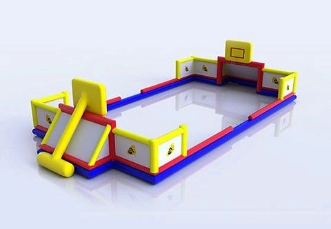 Надувное футбольное поле