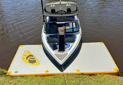 Надувная платформа (пирс, пристань, причал) из AirDeck Drop Stitch для катера, гидроцикла