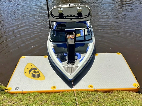 Надувная платформа (пирс, пристань, причал) из AirDeck Drop Stitch для катера, гидроцикла