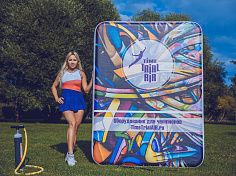 Фотография Надувная тренировочная стенка для большого тенниса «AceWall PRO» (air tennis wall) из AIRDECK (DWF) ТаймТриал