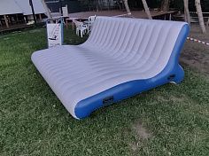 Фотография Надувной плавающий шезлонг - лежак для развлечений на воде из ПВХ ТаймТриал