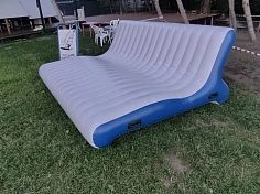 Фотография Надувной плавающий шезлонг - лежак для развлечений на воде из ПВХ (PVC) ТаймТриал