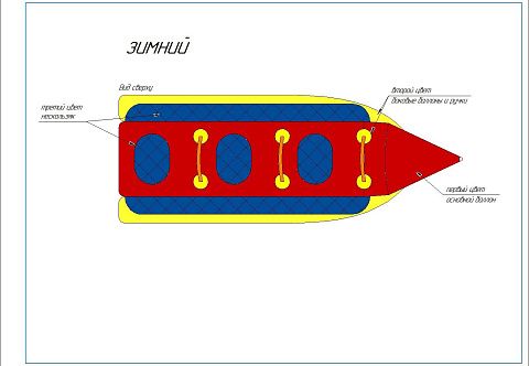 &quot;РАФТ БЫК-ДАБЛ&quot;- надувной буксируемый зимний, водный аттракцион дубль-банан