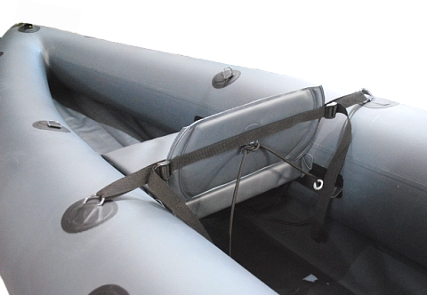 Мягкое ПВХ сиденье с спинкой в байдарку (ненадувное)