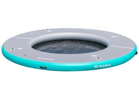 Надувной круглый бассейн-платформа для открытой воды