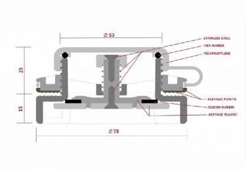 "BRAVO 260 H.V" - Воздушный клапан увеличенной пропускной способности для надувных изделий