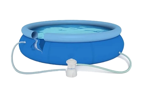 Надувной круглый летний бассейн из прочного, надежного ПВХ