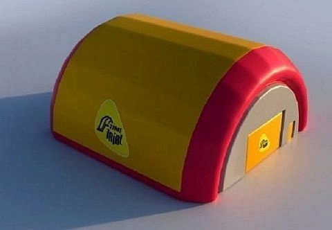 Пневмокаркасное мобильное зернохранилище