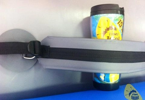 Держатель вещей, емкостей, аккумулятора эхолота для надувных лодок, рафтов