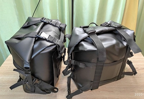 Боковые мотосумки 19 л