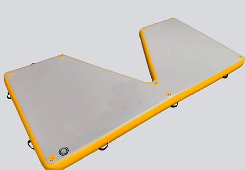 Надувная платформа (пирс, пристань, причал) из AirDeck Drop Stitch для катера, гидроцикла