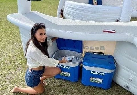 Надувной мобильный бар для мероприятий, вечеринок (зона для отдыха и развлечений)