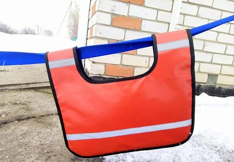 Гаситель буксировочного троса, лебедки с утяжелителем и на липучках из ПВХ