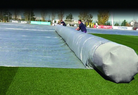 Надувная труба из ПВХ для намотки на них спанбонда или др материала